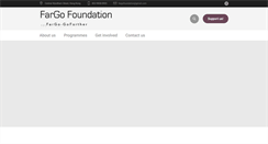 Desktop Screenshot of fargofoundation.org