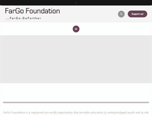 Tablet Screenshot of fargofoundation.org